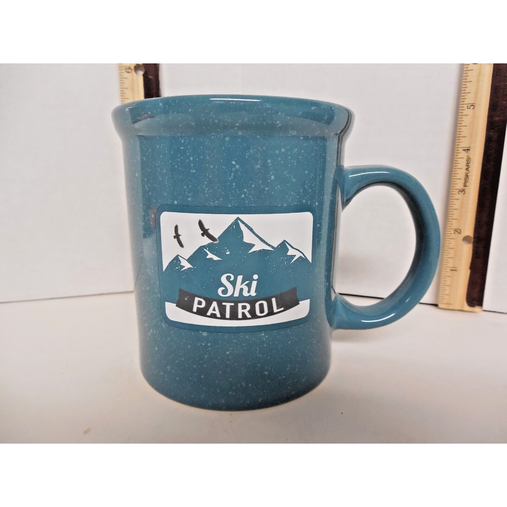 DesignPac "Ski Patrol" Coffee Mug Cup Large  Winter Mountain Snow Eagle 20 oz